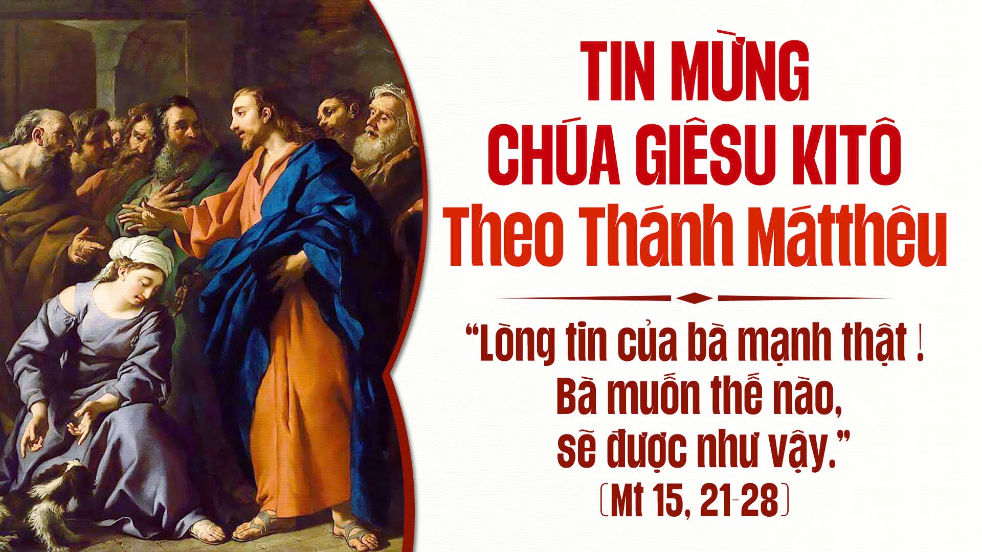 Lời nguyện chung | Chúa Nhật Tuần XX Mùa Thường Niên - Năm A | Giáo Phận Phú Cường